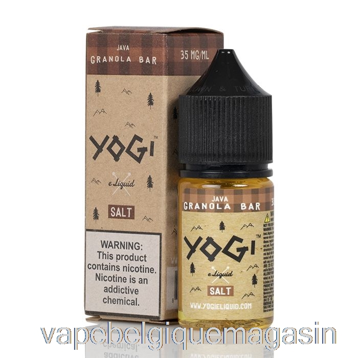 Barre Granola Vape Juice Java - E-liquide Aux Sels De Yogi - 30 Ml 50 Mg